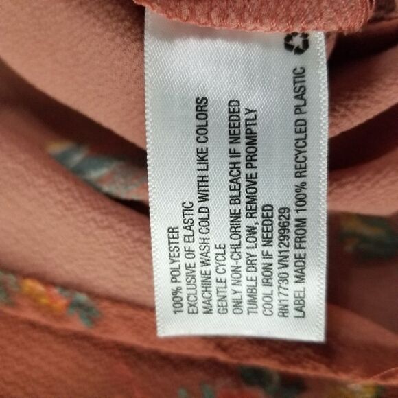 Xhilaration Rust Colored Boho Style Sleeveless Top - Picture 8 of 8